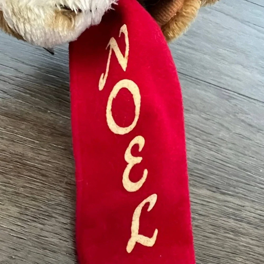 Vintage 1981 Applause Sad Sam Jr Puppy Plush‎ Noel Christmas Stocking Dog 6